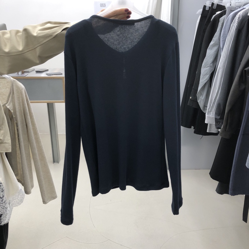 STAINLESS東大門直郵女裝新款熱賣職業推薦長袖T恤套裝開衫STAINLESS長袖T恤