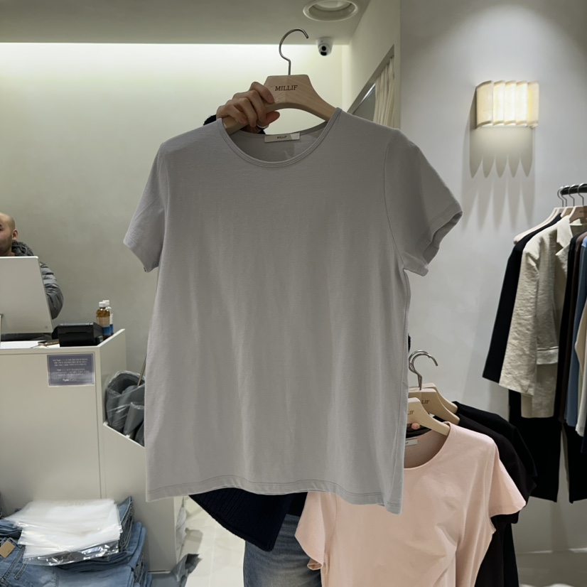 MILLIF東大門實拍女裝新品推薦人氣熱賣時尚職業真品26春夏T恤MILLIFT恤圖色3