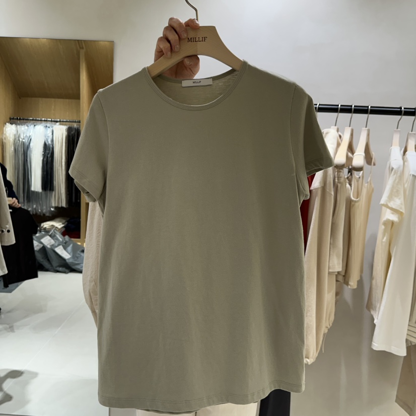 MILLIF東大門實拍女裝新品推薦人氣熱賣時尚職業真品26春夏T恤MILLIFT恤圖色4