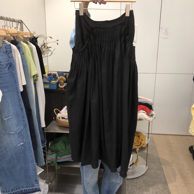 DOHWAJI韓國代購女裝新款休閑熱賣人氣真品推薦時尚長裙百褶DOHWAJI長裙