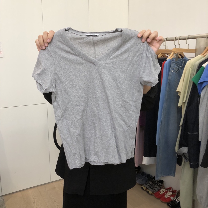 DOHWAJI東大門直郵女士新款職業26春夏人氣T恤不含內搭V領DOHWAJIT恤圖色5