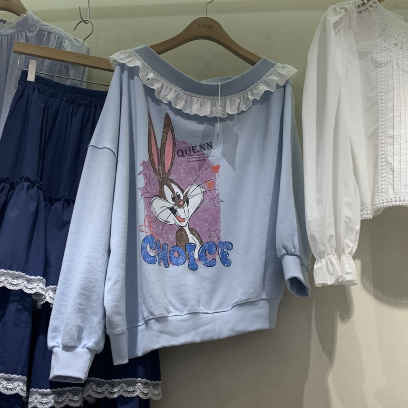 J PEAK/BY FLOW東大門直郵女裝新款職業休閑熱賣衛衣兔子J PEAK衛衣圖色2