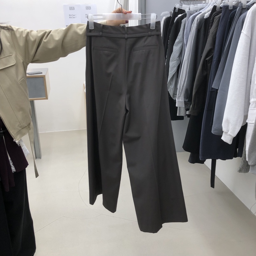 STAINLESS東大門代購女裝新品26春夏時尚休閑熱賣休閑褲腰帶STAINLESS休閑褲