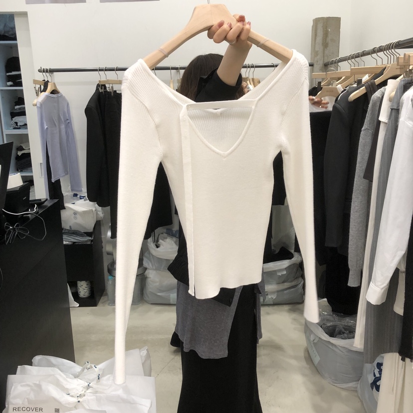 RECOVER東大門實拍女裝新款休閑時尚真品熱賣推薦人氣針織衫RECOVER/MOMENT針織衫