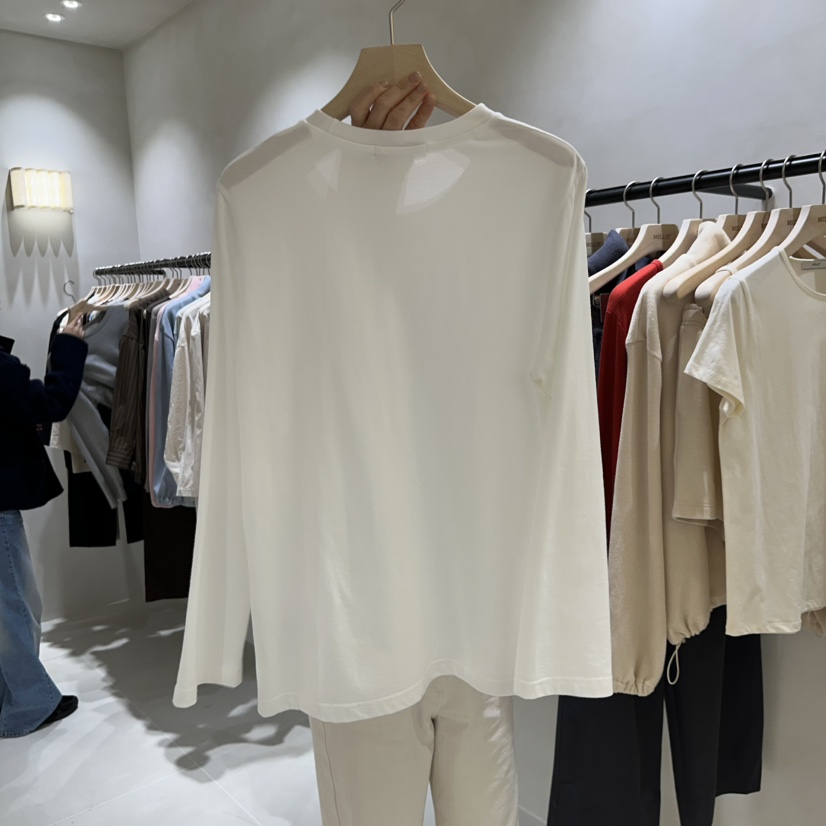 MILLIF韓國代購女士新款熱賣真品26春夏職業人氣休閑長袖T恤MILLIF長袖T恤