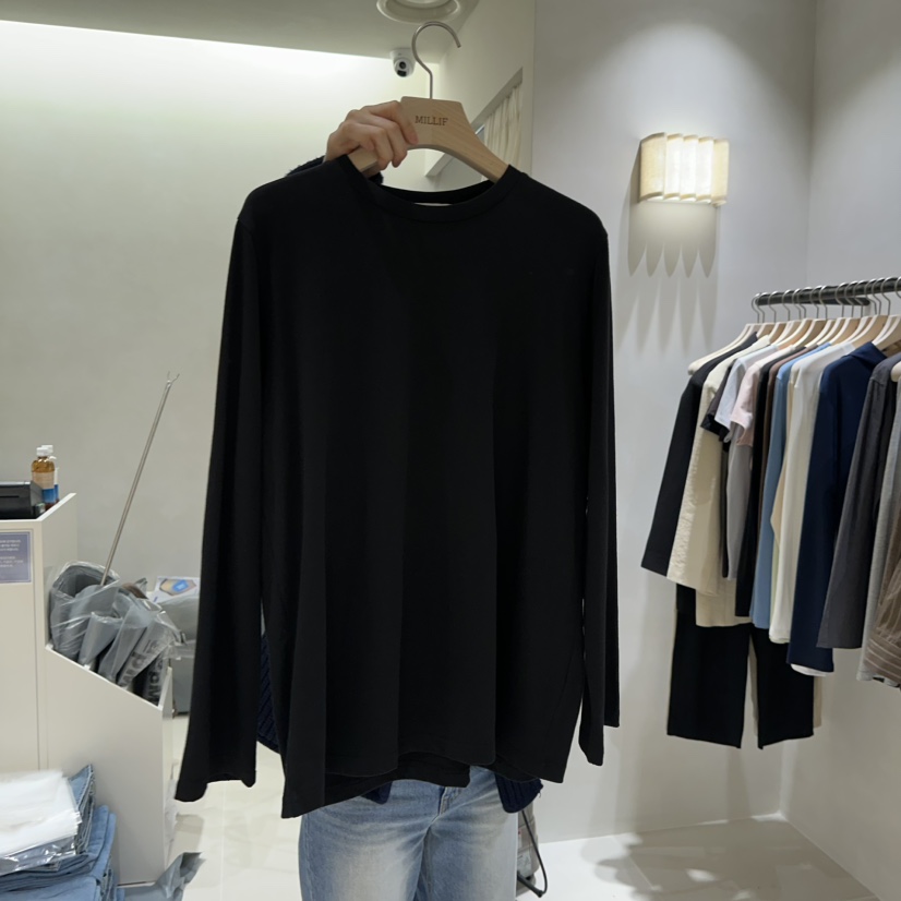 MILLIF韓國代購女士新款熱賣真品26春夏職業人氣休閑長袖T恤MILLIF長袖T恤圖色3