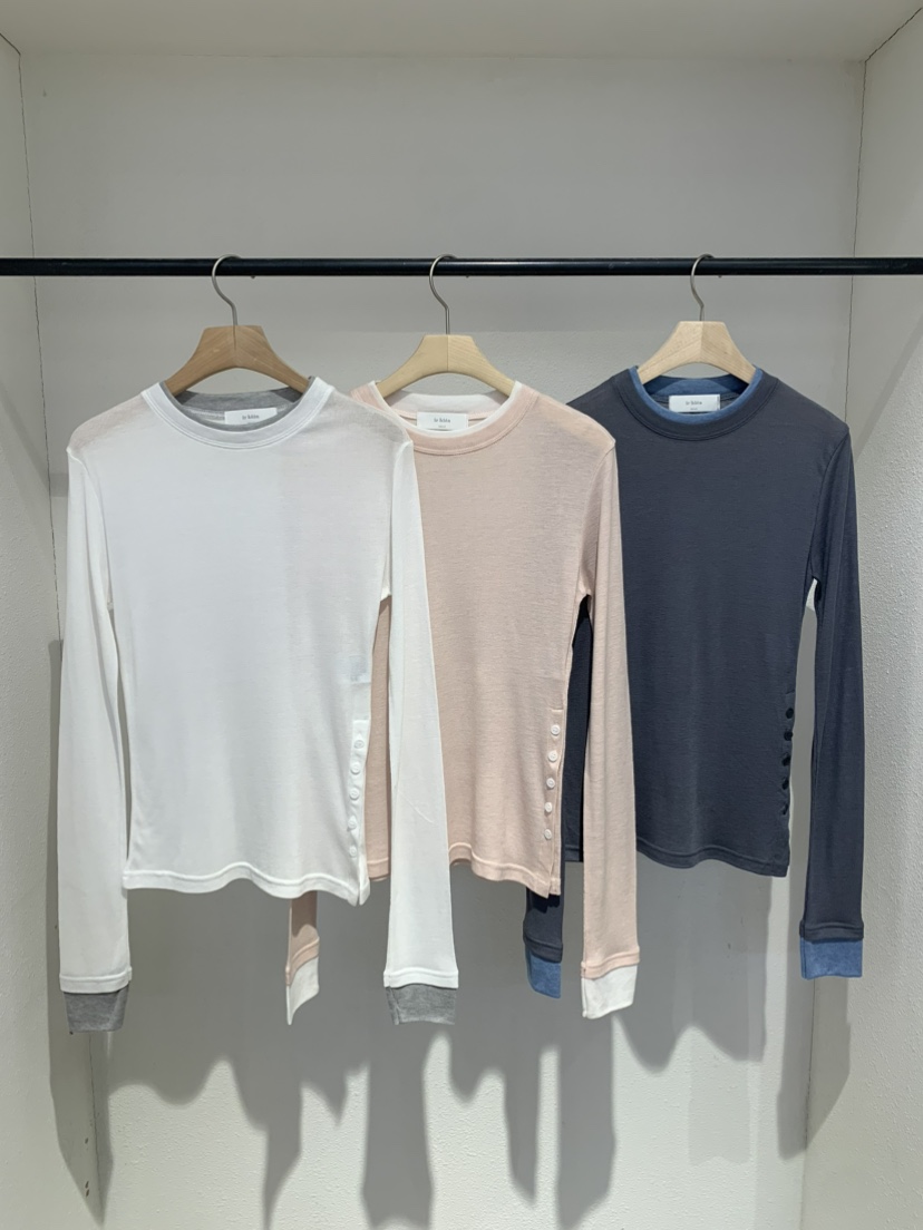 IR BIEN/BIENBIEN東大門實拍女裝新款真品長袖T恤假兩件IR BIEN/BIENBIEN長袖T恤