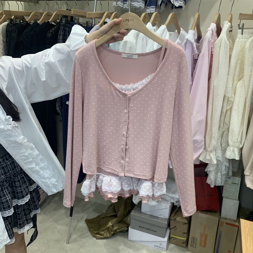 J PEAK/BY FLOW東大門實拍女士新品人氣推薦套裝套裝開衫J PEAK套裝圖色1