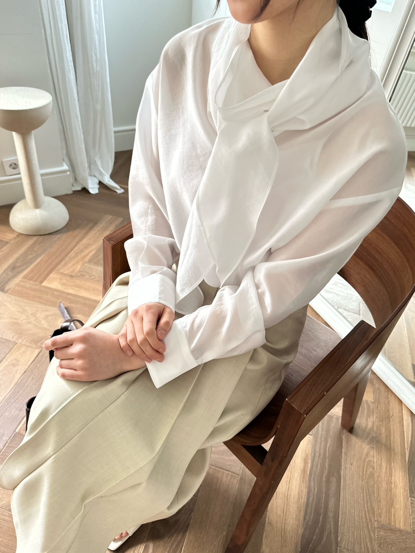 2ND GATE東大門代購女裝新款真品人氣26春夏襯衫蕾絲衫圍巾2ND GATE襯衫/蕾絲衫