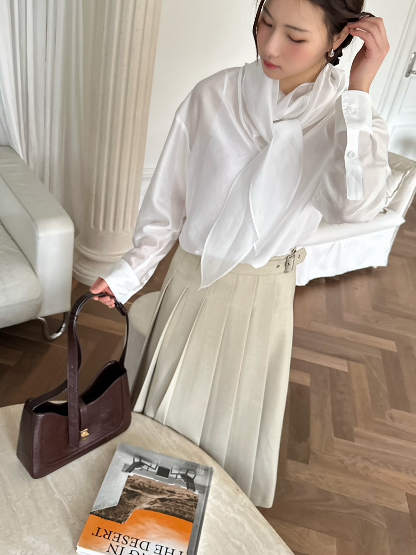 2ND GATE東大門代購女裝新款真品人氣26春夏襯衫蕾絲衫圍巾2ND GATE襯衫/蕾絲衫