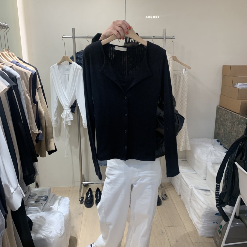 ARCHER東大門直郵女裝新款時尚真品推薦熱賣長袖T恤假兩件ARCHER長袖T恤圖色3