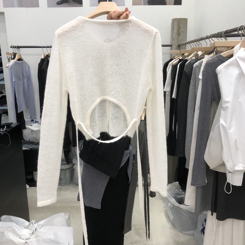 RECOVER東大門直郵女士新款時尚休閑26春夏職業人氣針織衫RECOVER/MOMENT針織衫