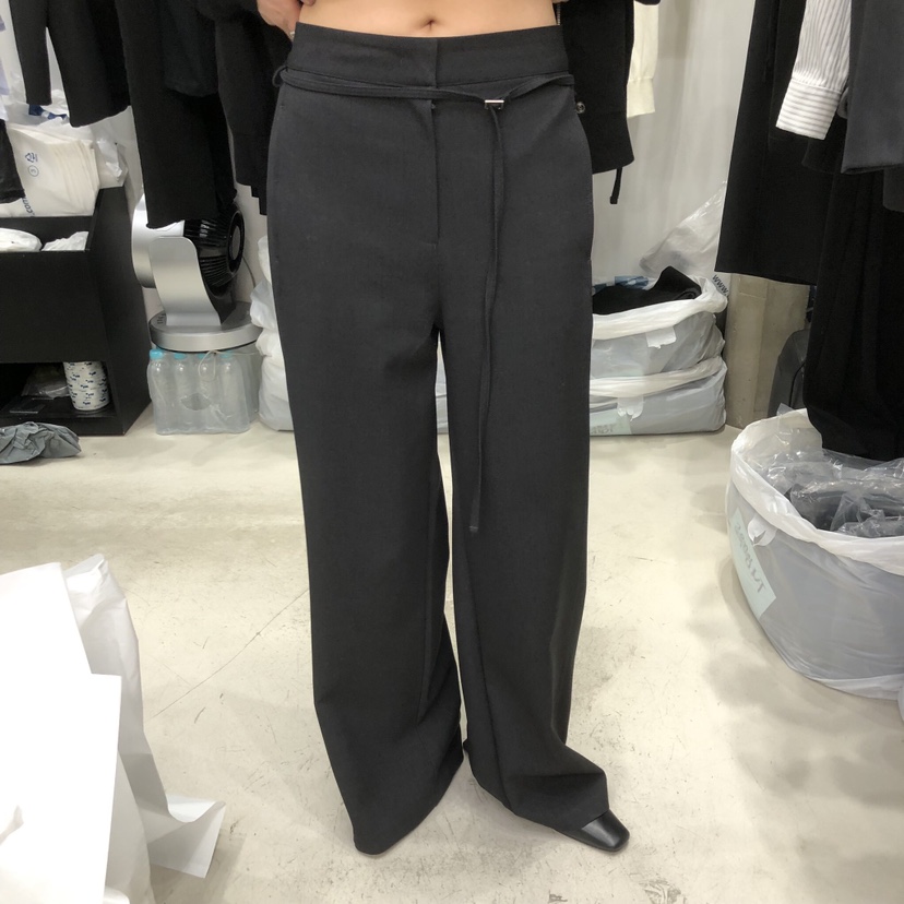 RECOVER東大門代購女裝新款26春夏熱賣職業人氣推薦休閑褲RECOVER/MOMENT休閑褲圖色1