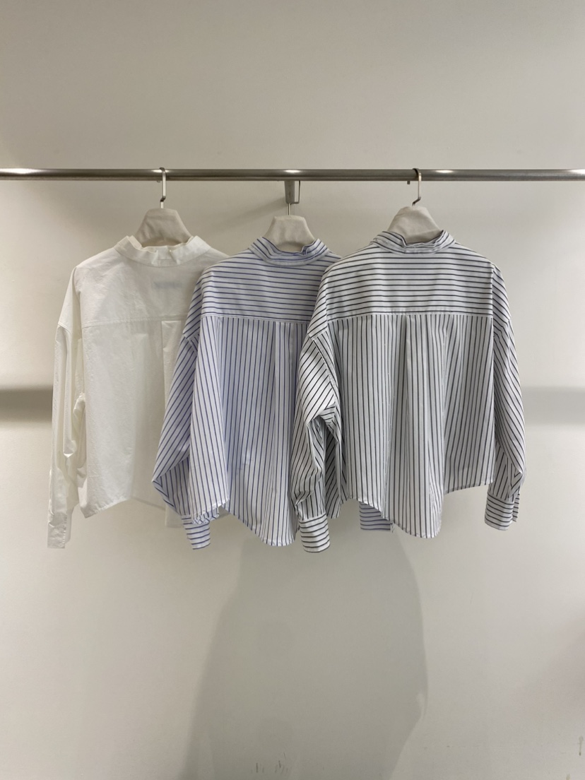 1968東大門實拍女士新品真品人氣推薦襯衫蕾絲衫雙層條紋1968/YEOUYA襯衫/蕾絲衫