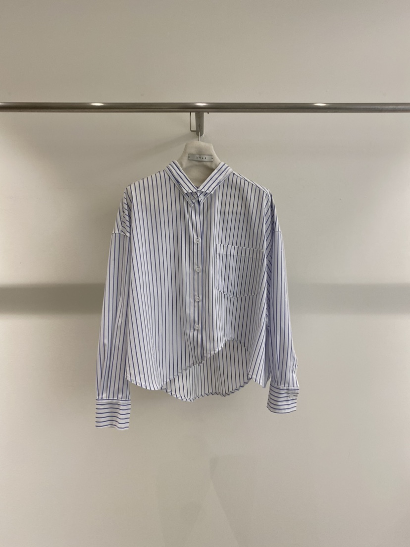 1968東大門實拍女士新品真品人氣推薦襯衫蕾絲衫雙層條紋1968/YEOUYA襯衫/蕾絲衫圖色1