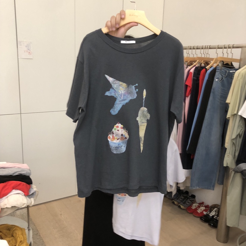 DOHWAJI東大門直郵女裝新款26春夏推薦人氣真品熱賣職業T恤DOHWAJIT恤圖色3