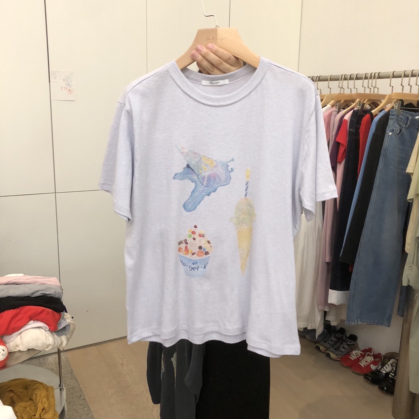 DOHWAJI東大門直郵女裝新款26春夏推薦人氣真品熱賣職業T恤DOHWAJIT恤圖色4