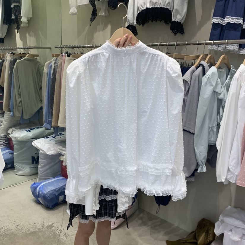 J PEAK/BY FLOW東大門代購女裝新款休閑26春夏襯衫蕾絲衫J PEAK襯衫/蕾絲衫