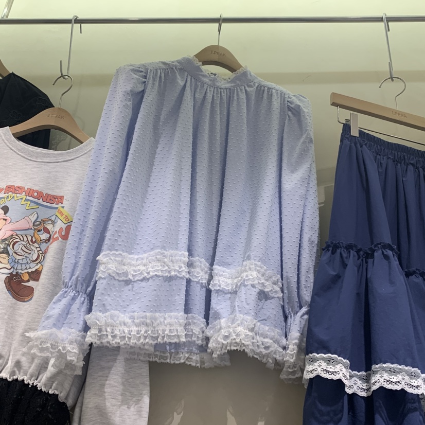 J PEAK/BY FLOW東大門代購女裝新款休閑26春夏襯衫蕾絲衫J PEAK襯衫/蕾絲衫圖色2