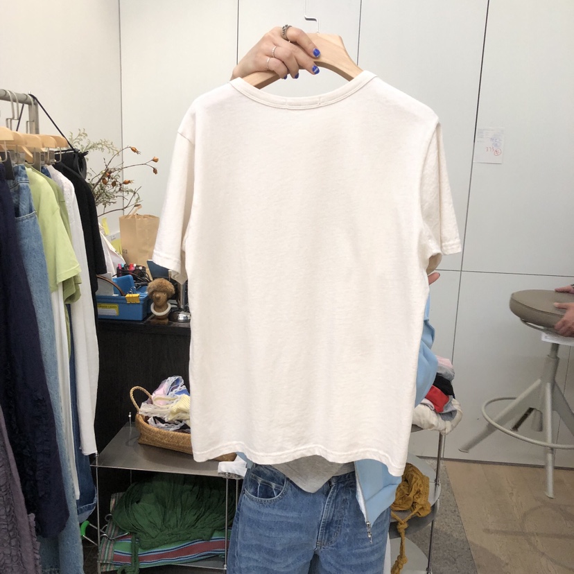 DOHWAJI韓國直郵女裝新款時尚職業推薦休閑熱賣26春夏T恤DOHWAJIT恤