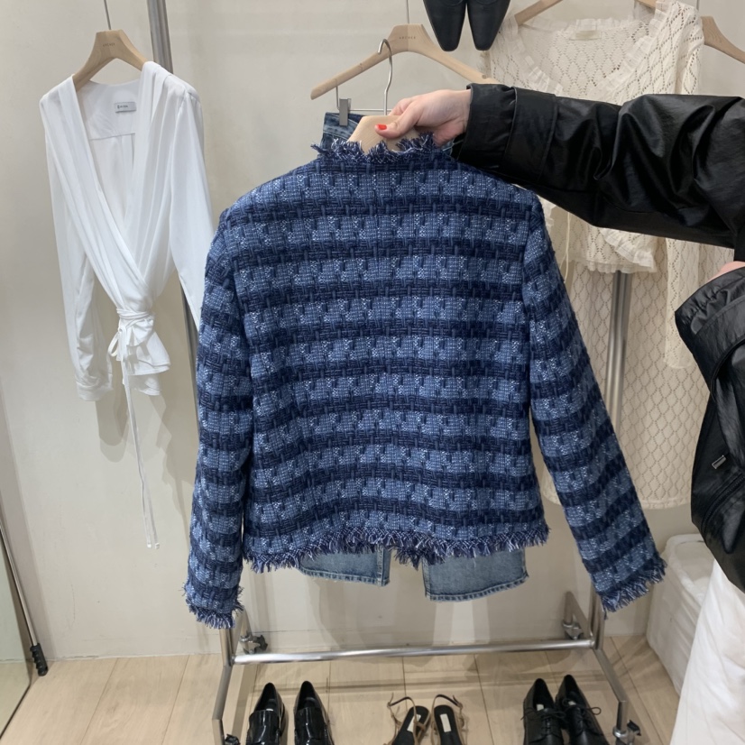 ARCHER韓國直郵女裝新款時尚26春夏職業休閑人氣夾克粗花呢ARCHER夾克