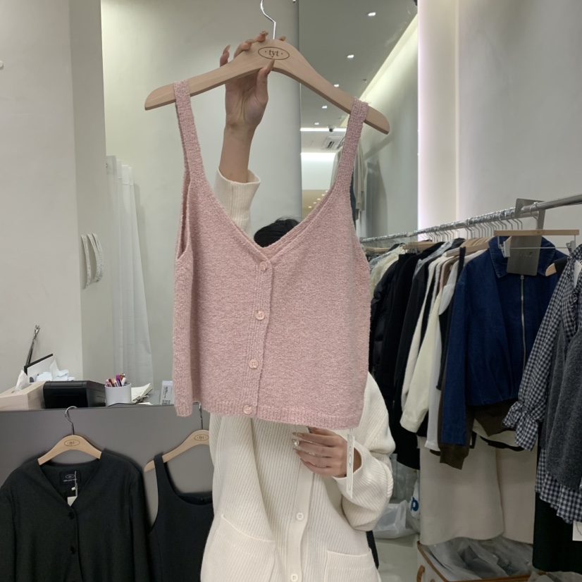 TAKE YOUE TIME東大門直郵女士新款真品吊帶背心不含內搭開衫TAKE YOUE TIME吊帶/背心圖色2