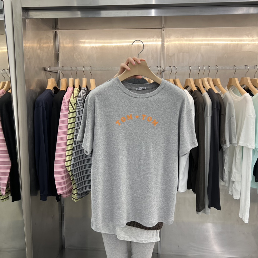 ESSENCE東大門代購女裝新品職業26春夏人氣推薦休閑時尚T恤ESSENCET恤圖色2