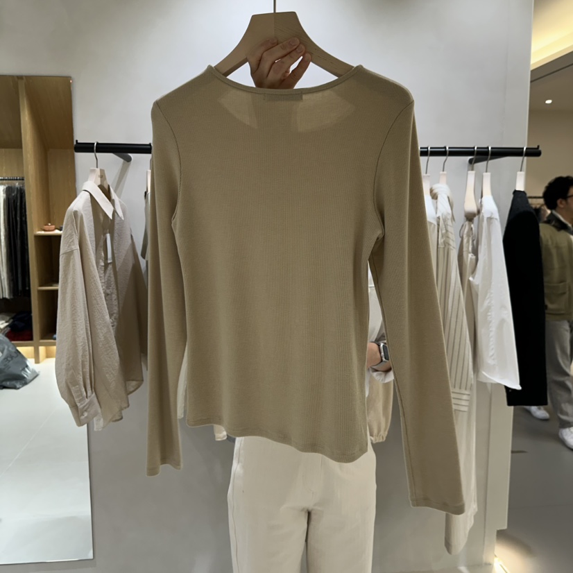 MILLIF東大門代購女士新品時尚真品職業26春夏熱賣長袖T恤MILLIF長袖T恤