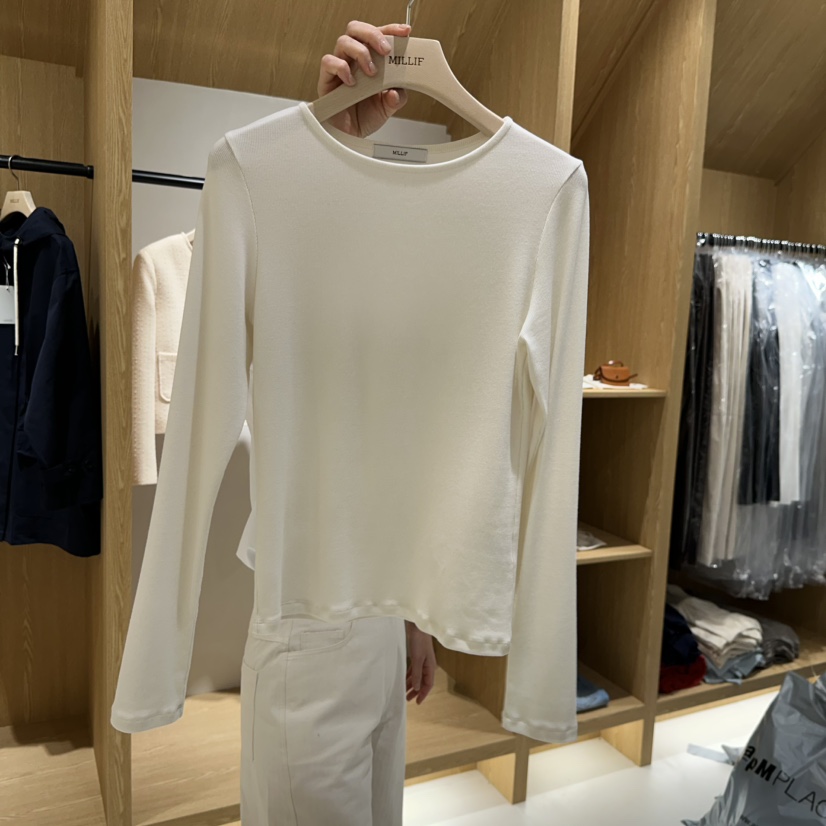 MILLIF東大門代購女士新品時尚真品職業26春夏熱賣長袖T恤MILLIF長袖T恤圖色4