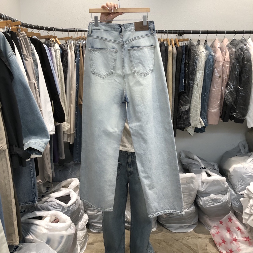 ALMOND PEPE東大門實拍女裝新品職業時尚熱賣推薦牛仔褲ALMOND PEPE牛仔褲