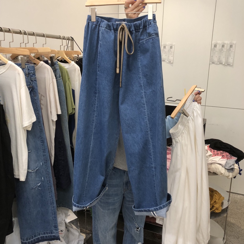 DOHWAJI東大門直郵女裝新款推薦人氣26春夏職業休閑牛仔褲DOHWAJI牛仔褲圖色1