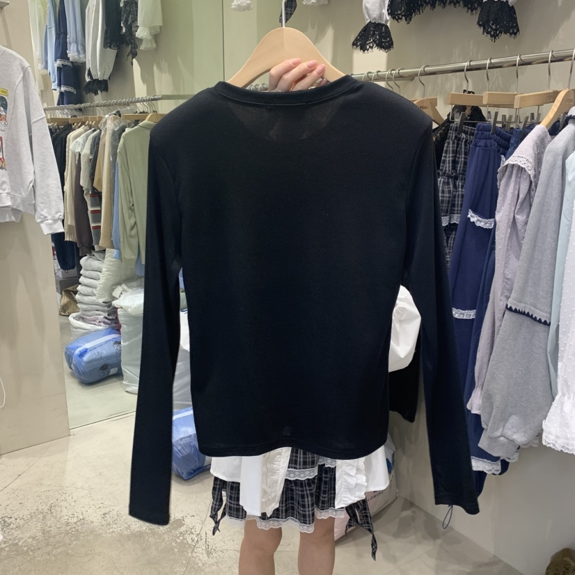 J PEAK/BY FLOW韓國直郵女裝新品推薦時尚人氣長袖T恤J PEAK長袖T恤