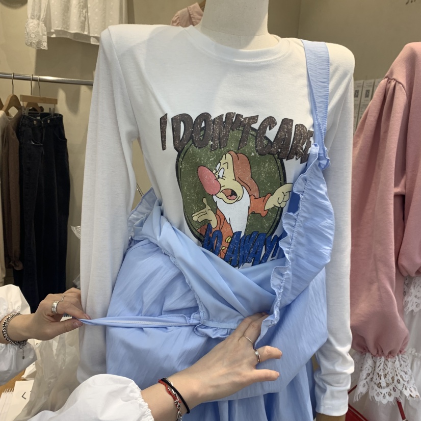 J PEAK/BY FLOW韓國直郵女裝新品推薦時尚人氣長袖T恤J PEAK長袖T恤圖色2