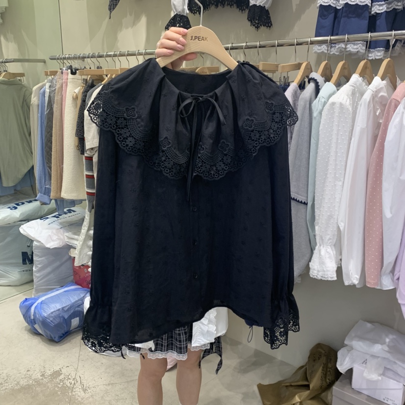 J PEAK/BY FLOW東大門直郵女士新品休閑26春夏襯衫蕾絲衫J PEAK襯衫/蕾絲衫圖色2