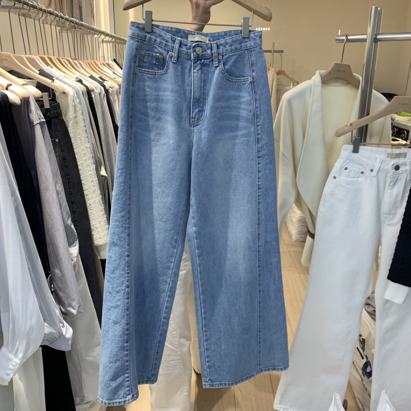 ARCHER東大門直郵女士新款推薦熱賣26春夏職業休閑牛仔褲ARCHER牛仔褲圖色2