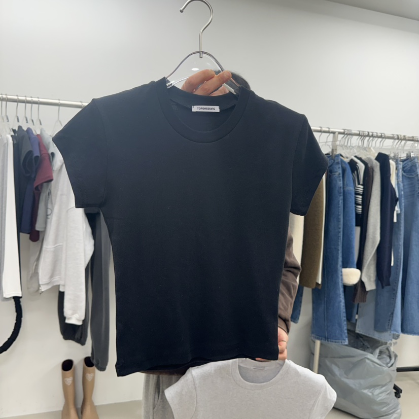 TOPDRESSING韓國代購女裝新品時尚人氣推薦職業26春夏T恤TOPDRESSINGT恤圖色4