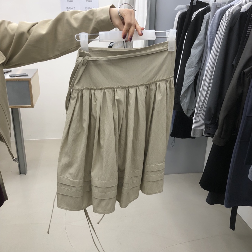 STAINLESS韓國直郵女裝新品人氣職業半身裙中短裙復古喇叭STAINLESS半身裙/中短裙