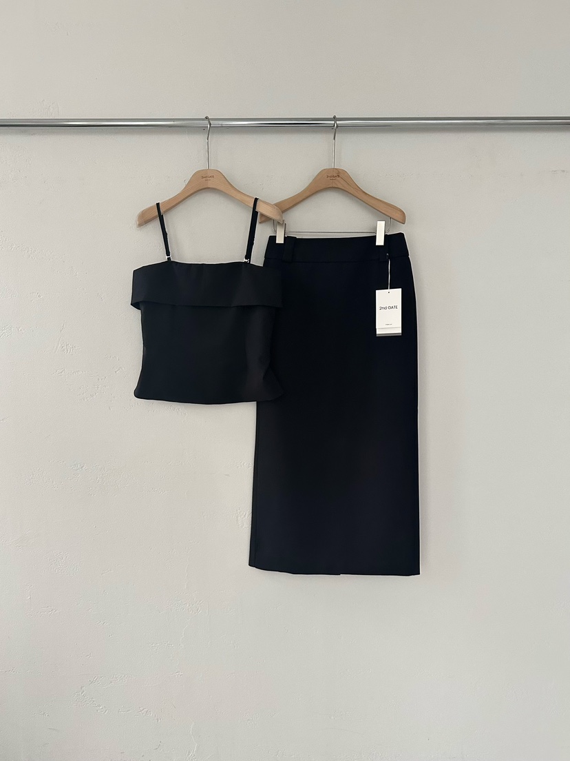 2ND GATE東大門代購女裝新款熱賣真品職業休閑套裝兩件套2ND GATE套裝圖色2黑色