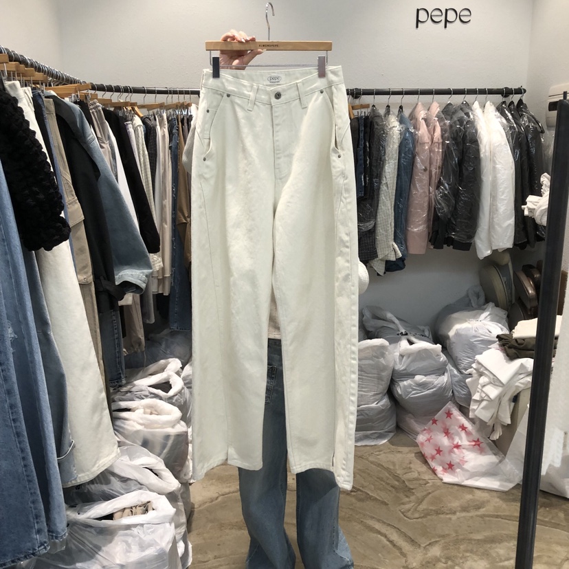 ALMOND PEPE東大門代購女士新品時尚推薦人氣熱賣牛仔褲ALMOND PEPE牛仔褲圖色1