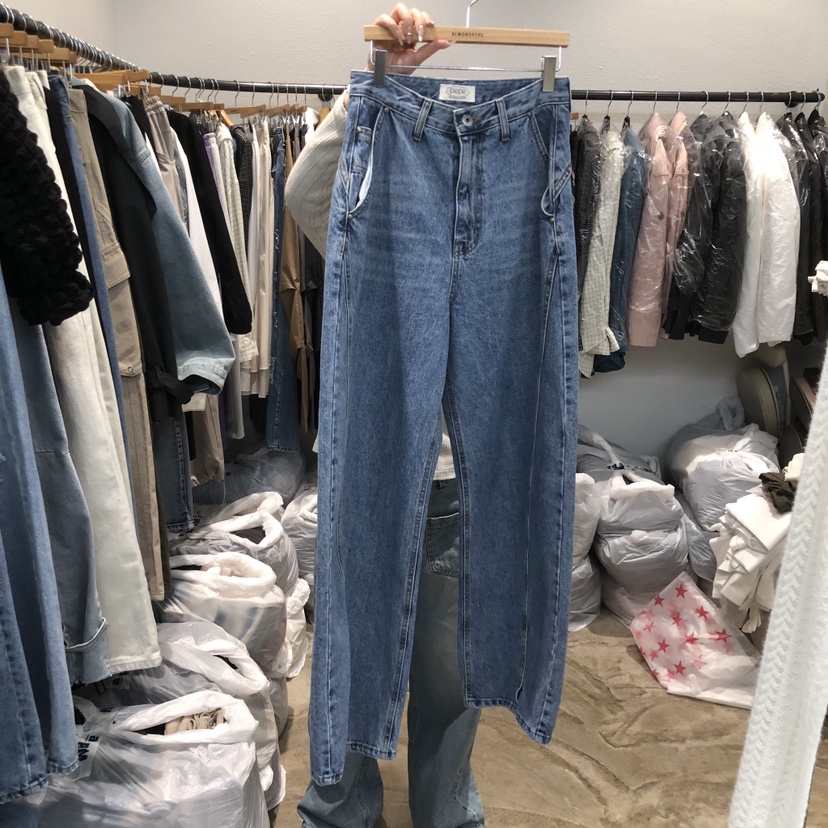 ALMOND PEPE東大門代購女士新品時尚推薦人氣熱賣牛仔褲ALMOND PEPE牛仔褲圖色2