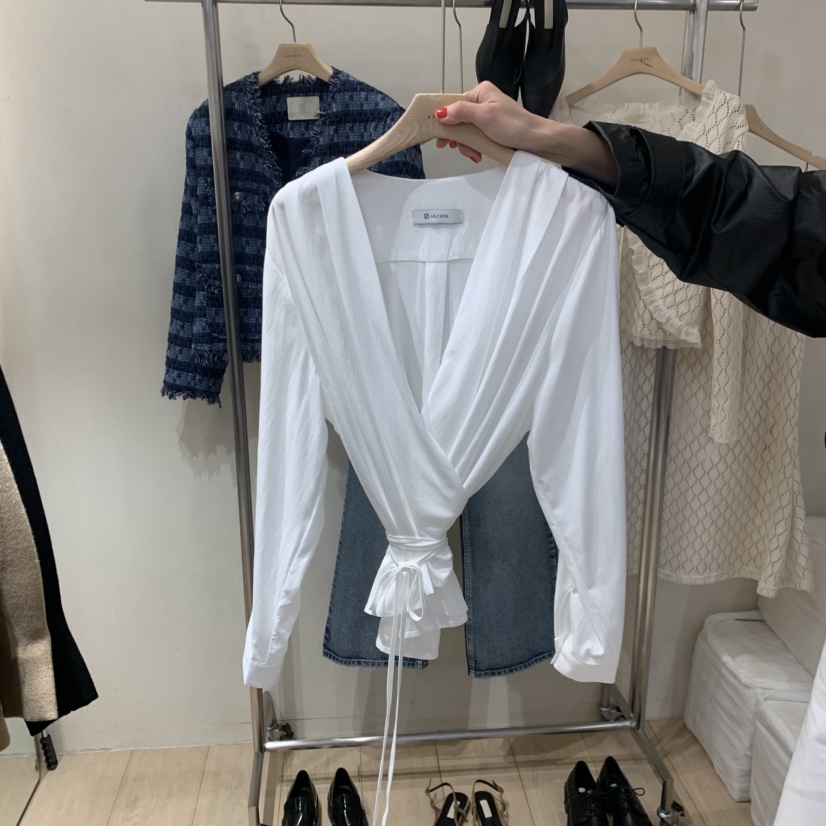 ARCHER東大門實拍女士新款休閑人氣推薦時尚熱賣襯衫蕾絲衫ARCHER襯衫/蕾絲衫圖色1