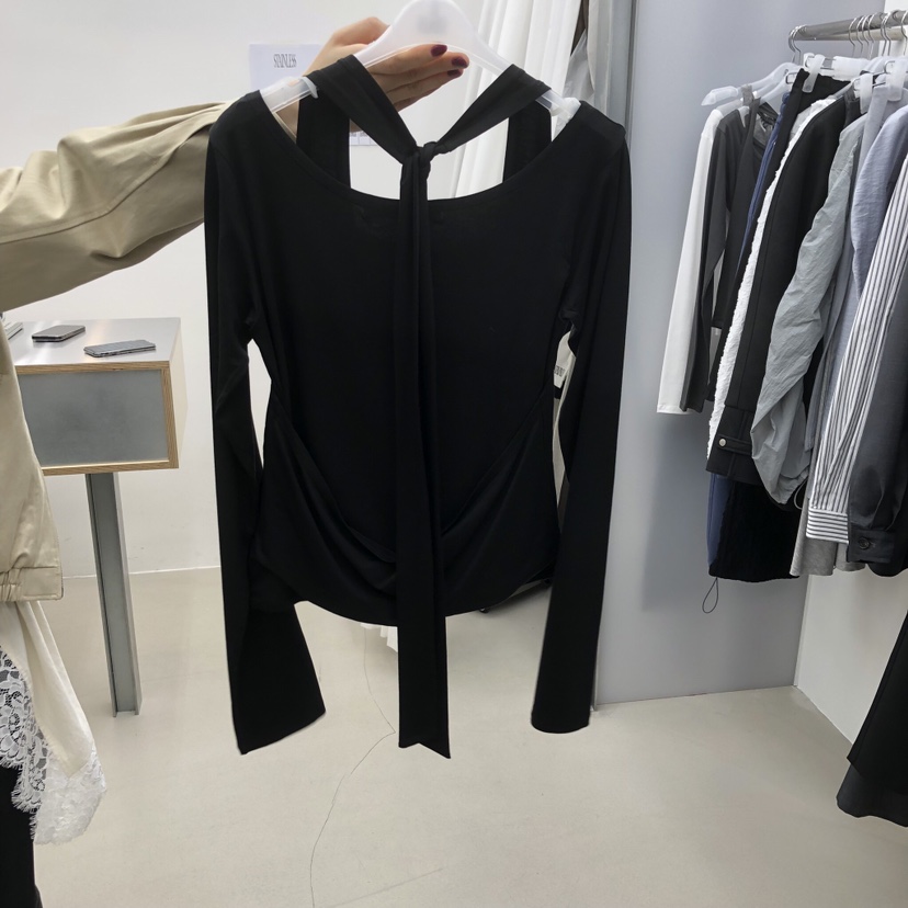 STAINLESS韓國直郵女裝新款休閑熱賣26春夏真品推薦長袖T恤STAINLESS長袖T恤