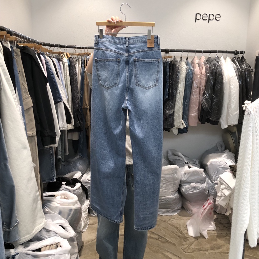 ALMOND PEPE東大門實拍女裝新款人氣職業時尚推薦牛仔褲ALMOND PEPE牛仔褲
