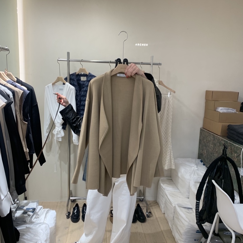 ARCHER東大門實拍女裝新品休閑職業推薦夾克不含腰帶披肩ARCHER夾克圖色2