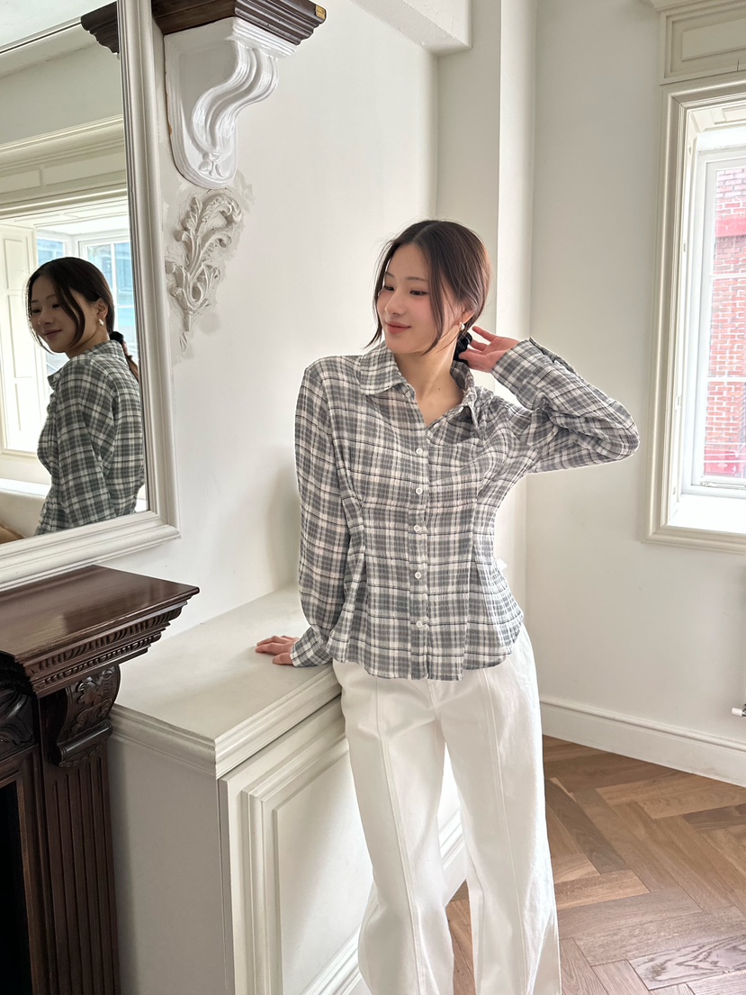 2ND GATE韓國代購女士新款熱賣26春夏時尚真品襯衫蕾絲衫2ND GATE襯衫/蕾絲衫