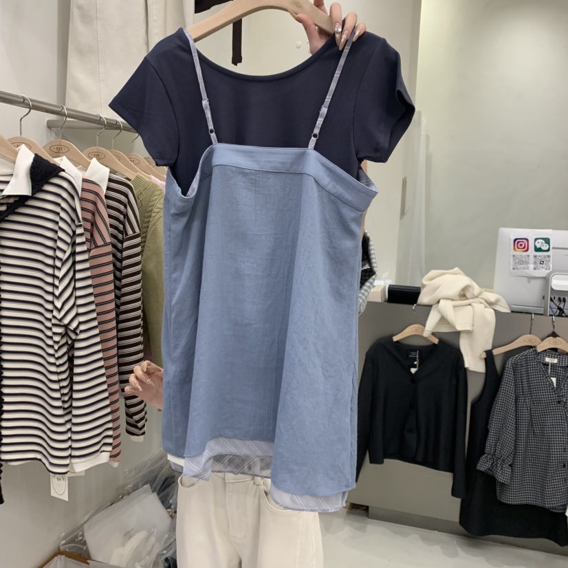 TAKE YOUE TIME東大門代購女士新品推薦連衣裙不含內搭兩面穿格紋雪紡雙面TAKE YOUE TIME連衣裙