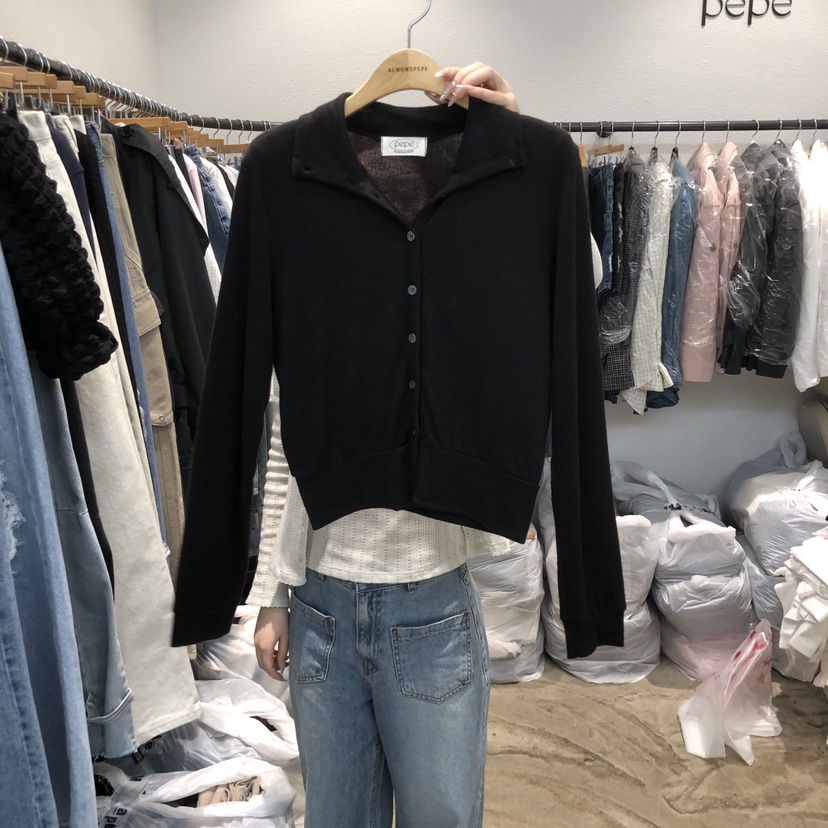 ALMOND PEPE東大門直郵女裝新款人氣職業真品休閑長袖T恤ALMOND PEPE長袖T恤圖色2