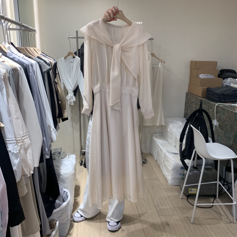 ARCHER韓國直郵女裝新品26春夏熱賣人氣休閑職業真品連衣裙ARCHER連衣裙圖色1