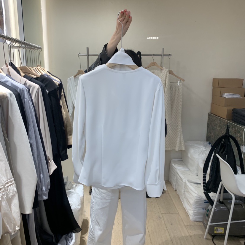 ARCHER東大門直郵女裝新品26春夏時尚熱賣襯衫蕾絲衫圍巾ARCHER襯衫/蕾絲衫