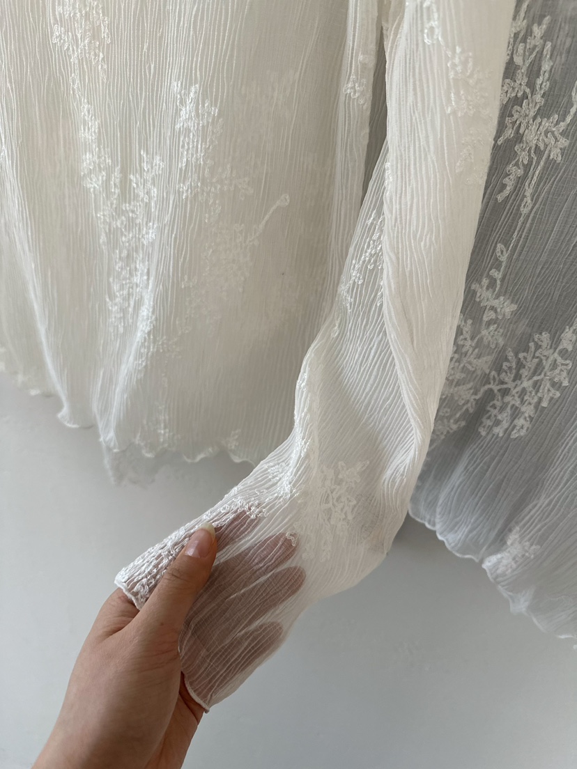 2ND GATE東大門直郵女士新款時尚休閑職業襯衫蕾絲衫刺繡2ND GATE襯衫/蕾絲衫